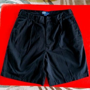 Black Pledded front Polo Tyler shorts